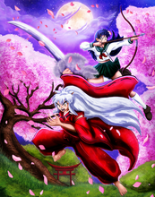 Load image into Gallery viewer, CANVAS - INUYASHA AND KAGOME
